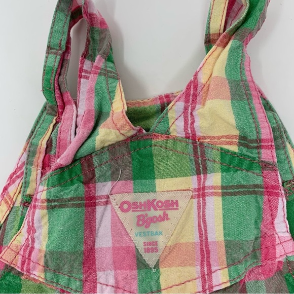 OshKosh B’gosh Plaid Romper - Picture 4 of 5